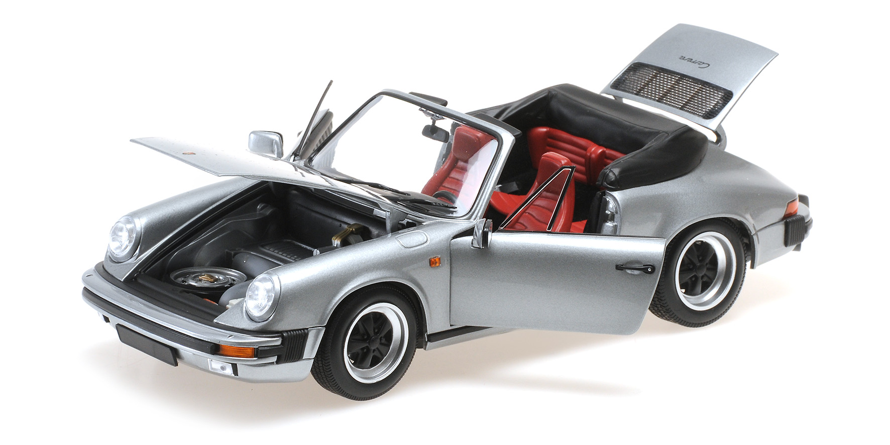 PORSCHE 911 CARRERA 3.2 CABRIOLET GREY METALLIC 1983